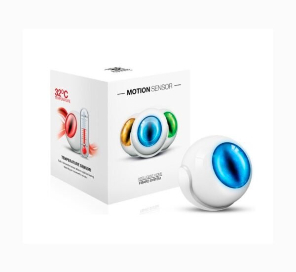Sensor de movimiento, temperatura y luminosidad de Fibaro Z-Wave Plus